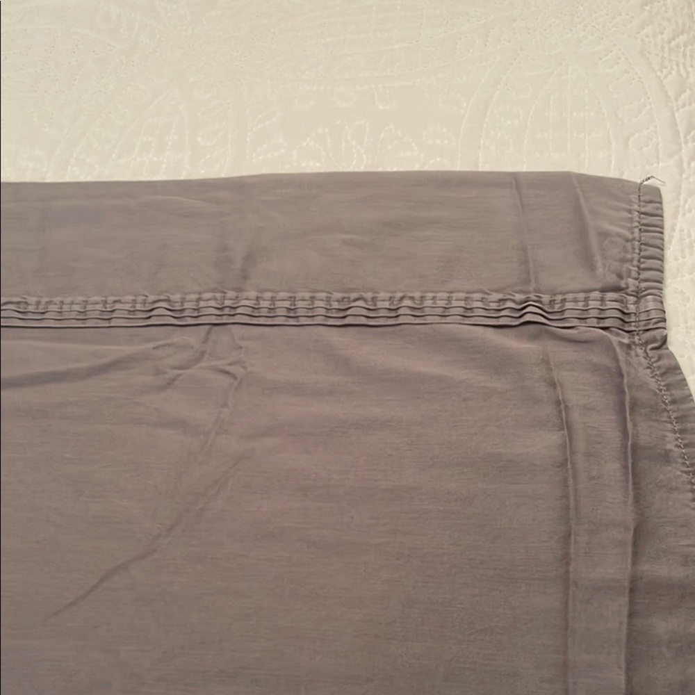 Target HOME Organic Cotton Full Size Flat Sheet Gray 78W x 93L